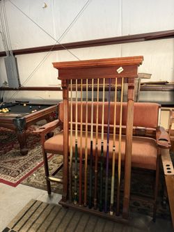 Pool Table Cue Rack XL
