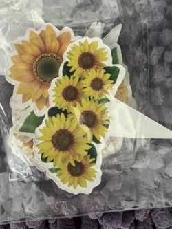 Sunflower Cupcake Toppers