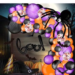 Halloween balloons garland kit