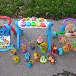 Baby Toddler Electric Toys Piano Activities Walker Lot Blue Clues Mickey Mouse