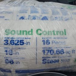 Sound Control 3.625 In Thickness 16 Pieces Steel Stud AU-397R11