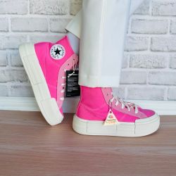 ⭐Converse Sz 7.5 Women's Shoes Chuck Taylor Cruise High Top Pink Sneakers A07569C