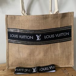 Beautiful Lv Stud Tote W/With Matching Hat Band