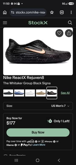 Nike ReactX Rejuven8
The Whitaker Group Black Signa