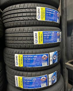 195/70R14 Set Of 4 Lion Sport New Tires