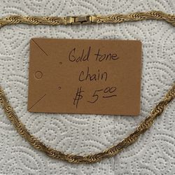 Gold Tone Chain