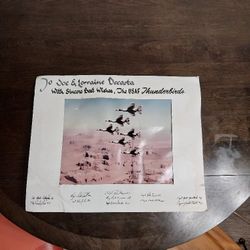 Used 1985( USAF Thunderbirds )Photo Signed