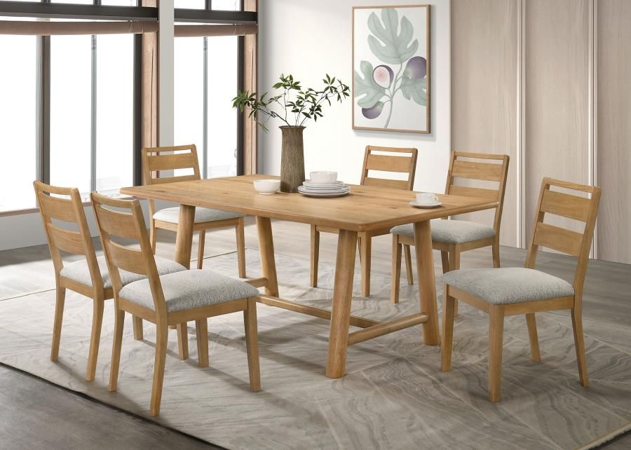 Sale... Sale... 7 Pc Natural rustic Dining set... While supplies last!!