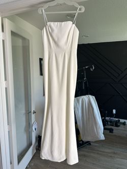 Jill Stuart Size 6 White Floor Length Dress