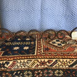 Antique Rust Finish Wrought Iron Fireplace Front 