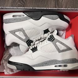 Air Jordan 4 White Cement Size 10.5