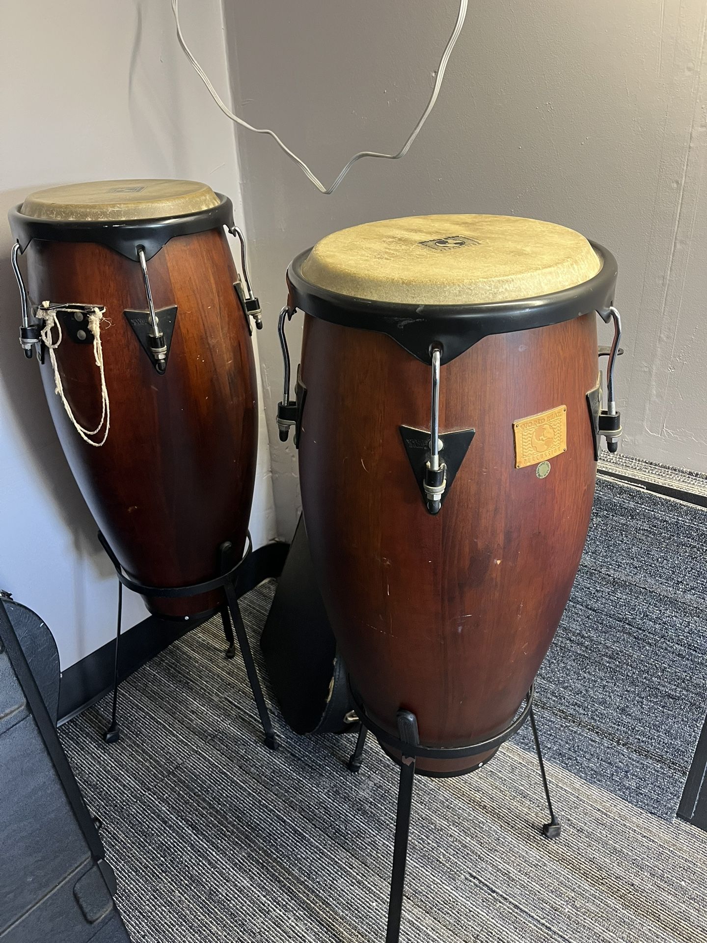 World Beat Congas With Stands
