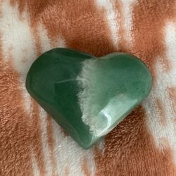 Green Aventurine Heart crystal stone