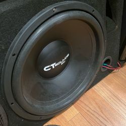 Single Ct Sounds 15” Subwoofer 1,00 Watts 
