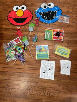 Sesame Street Party Decor