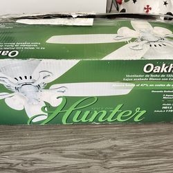 Hunter ceiling fan(bulb parts missing)$30