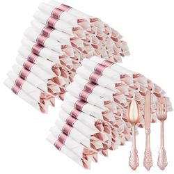 Rose Gold Plasticware 47