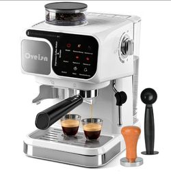 Máquina de café espresso profesional para el hogar, café expreso, calentamiento