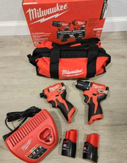 Milwaukee 12V Brushless Compact Two Tool Combo KIT