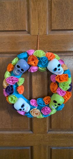 Dia de Muertos Wreath