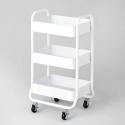 White 3 Tier Cart  - Brightroom  