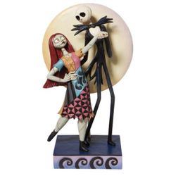 Jack And Sally Nightmare Before Christmas Moonlight Dance Disney Traditions Figurine