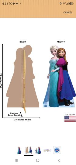Disney Frozen Elsa & Anna Cardboard Cutout Standee