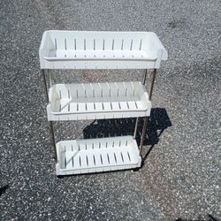 White Whatnot Basket