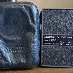 Vintage Sekonic Model L-206 View Meter Photography Light Exposure Analog Meter