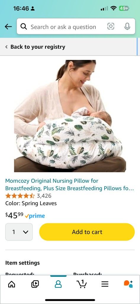 Feeding Pillow