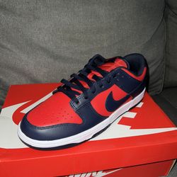 Nike Dunk Low “Navy Red”