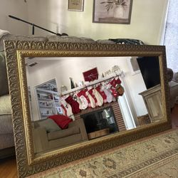 gold floor mirror miroir de sol dore