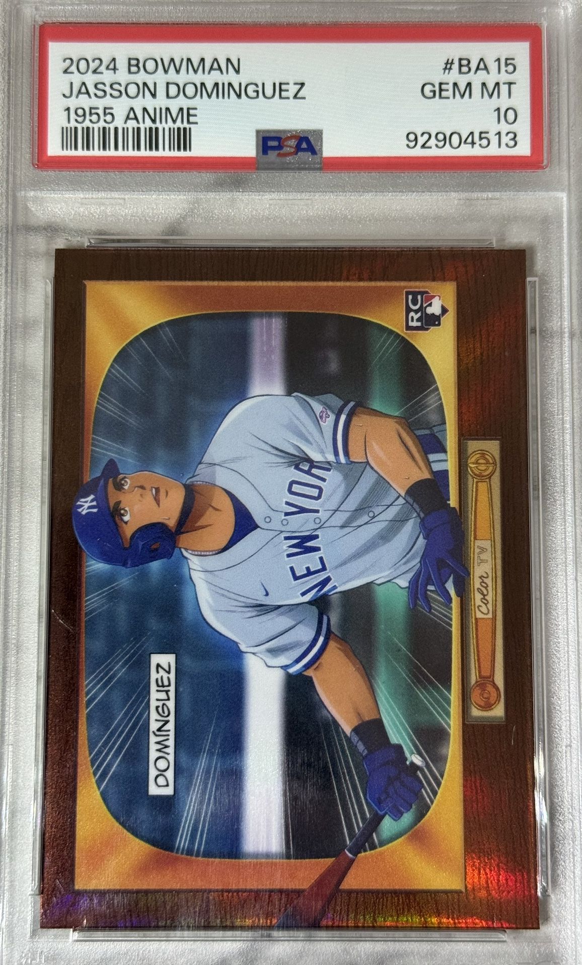 2024 Bowman Anime Jason Dominguez Yankees Psa 10