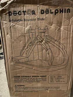 Doctor Dolphin Inflatable Bouncer Slide