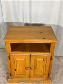 Multi-Purpose Solid Wood Cabinet * TV Stand * Nightstand * Microwave Table * End Table