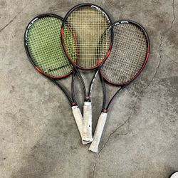 3 Head Prestige MP Tennis Racquets Rackets
