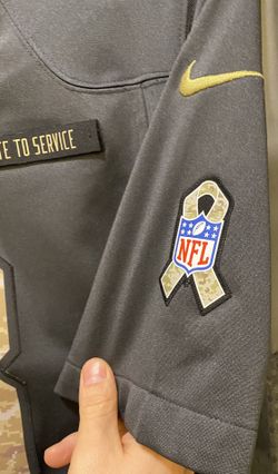 Seattle Seahawks Jersey Russell Wilson Salute To service Size