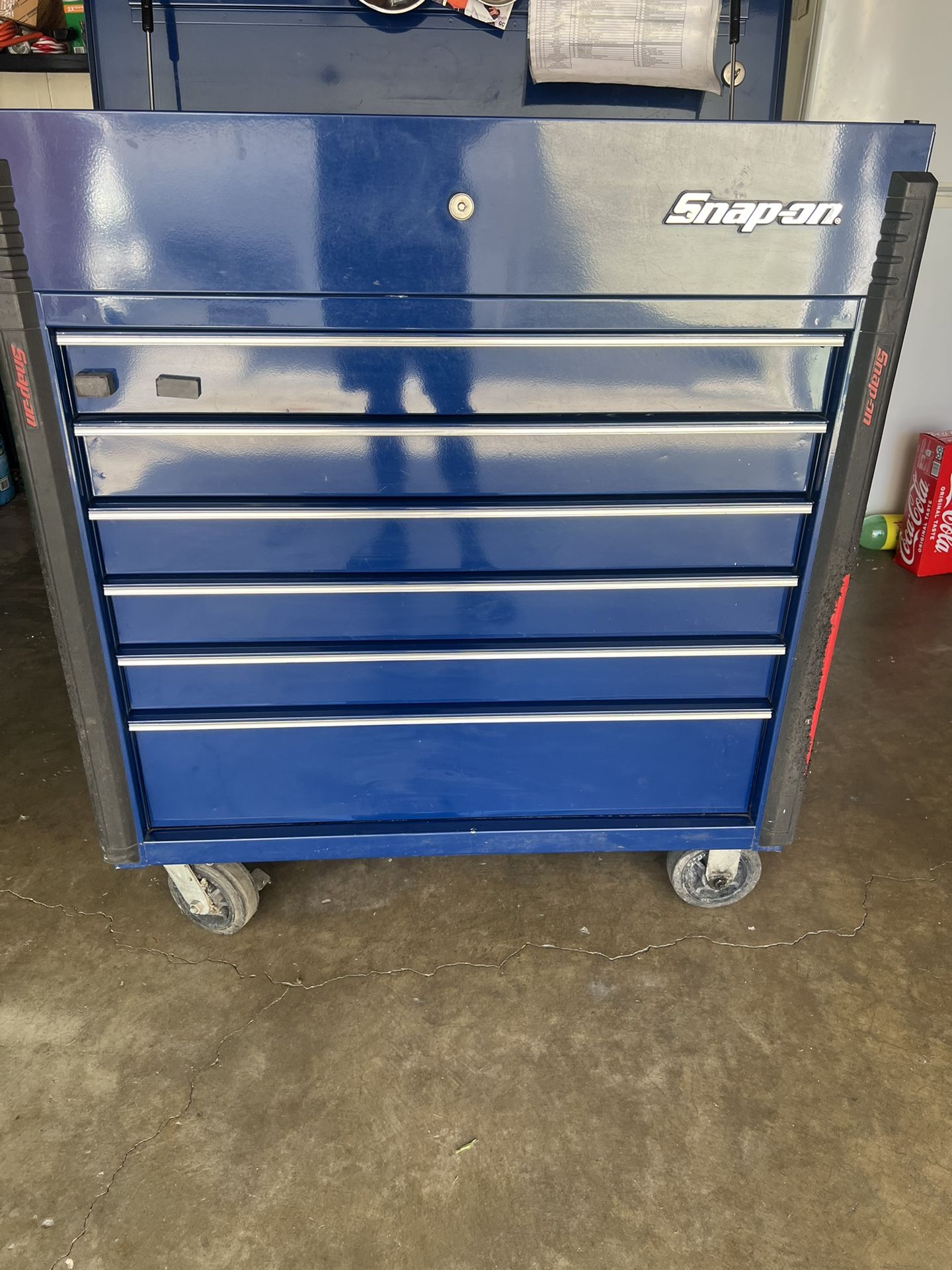Snap On Tool Box KRSC Midnight Blue Cart