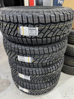 4 NEW LT 371250R20  Milestar 10 ply All Terrain tires for $1200 installed and balance.  371250R20 37 12.50 20 37 x 12.50 R 20 3 37 12.50 R 20 