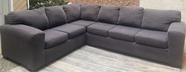 Dark Gray 2pc Sectional