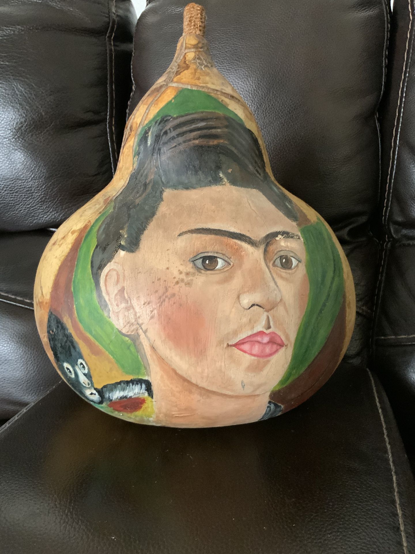 Pintura En Un Tecomate (Big) Grande
