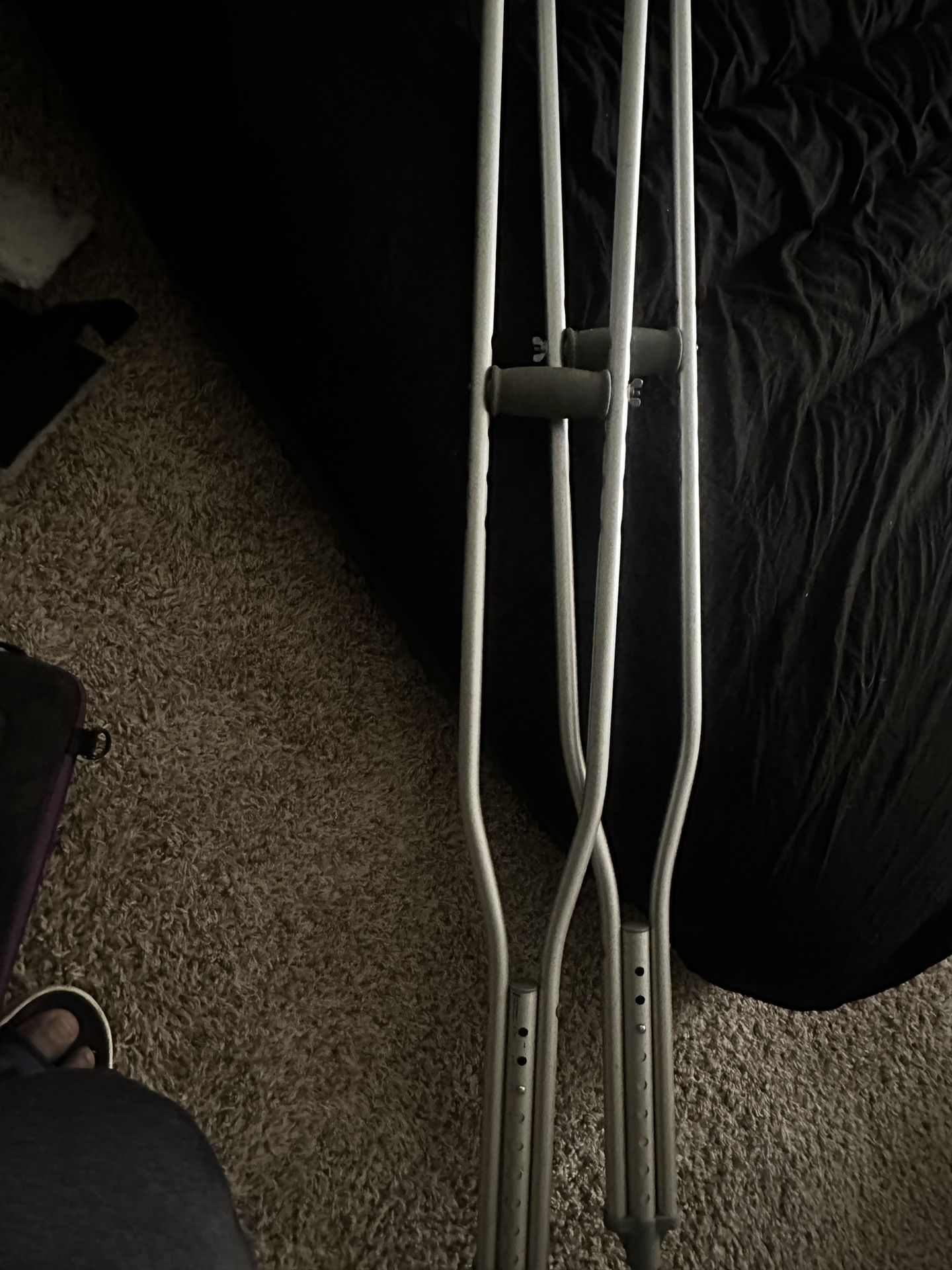 Crutches, Boot And Bone Healing System 