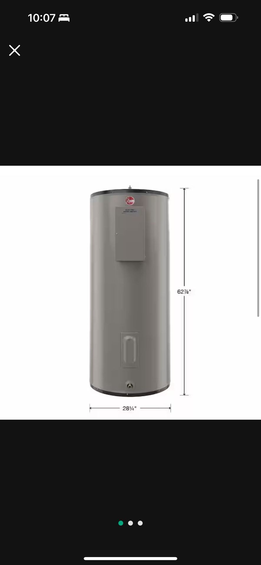 Light Duty 120 Gal. 208-Volt 12 kW Mul ti Phase Field Convertible Commercial