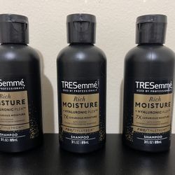 Lot Of 3 Tresemme Shampoo Moisture Rich, 3 oz
