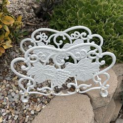 Vintage Cast Iron Magazine Stand