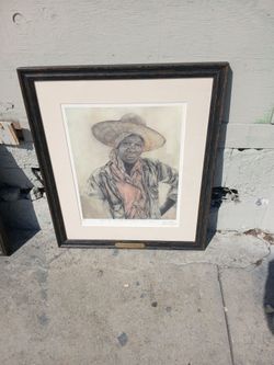 Theadius McCall, If The Blues Was Whisky, I'd Be Drunk All The Time!, Offset Lit 24x28 1/2