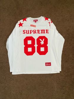 White supreme x playboi longsleeve