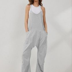 2x Gray Jumpsuit 