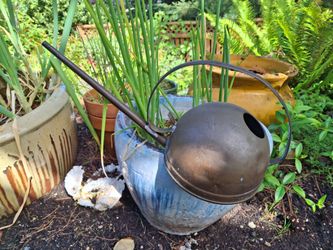 Old Revere Brass & Copper watering can