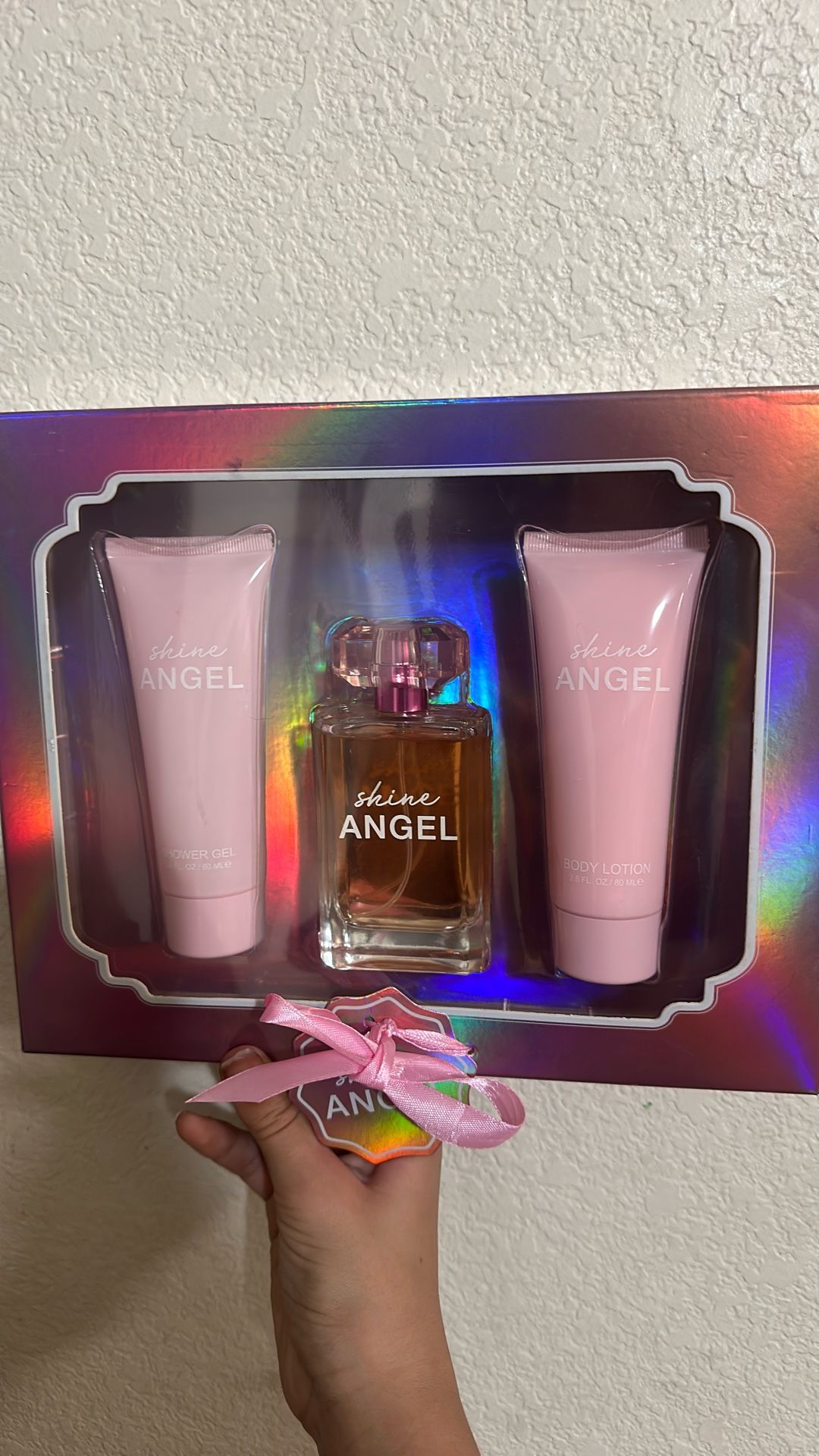 Shine Angel Body Lotion, Shower Gel, And Perfume Set